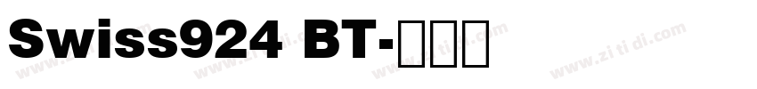 Swiss924 BT字体转换 Swiss924 BT字体转换